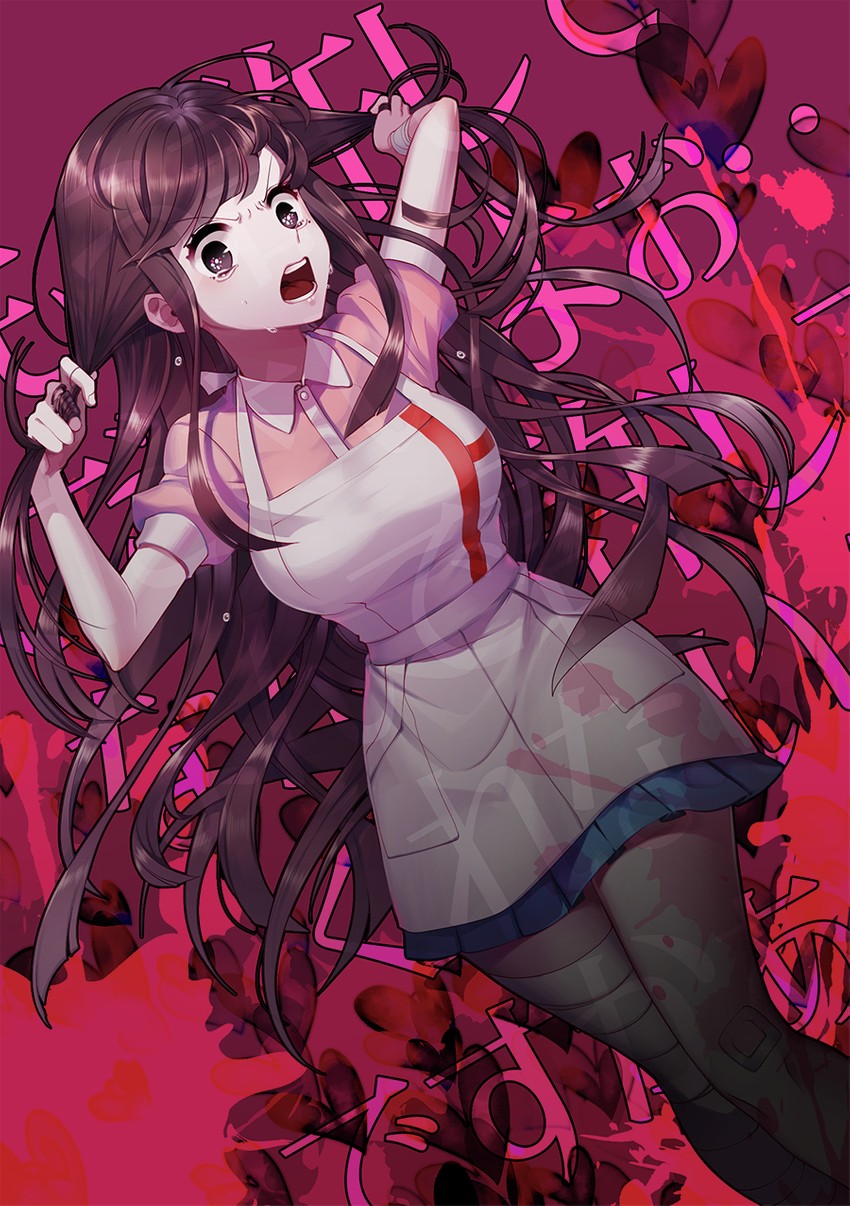 tsumiki mikan (danganronpa and 1 more) drawn by senet17
