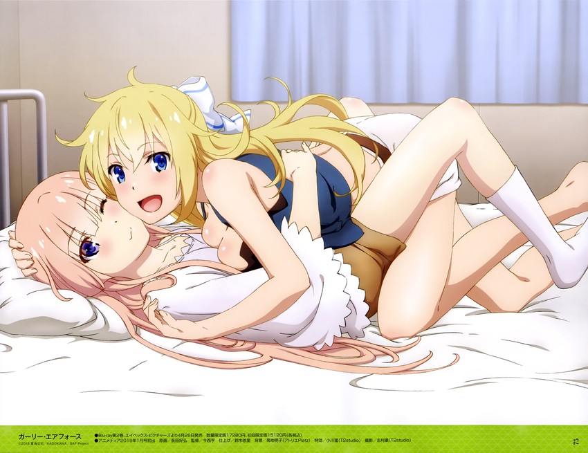 gripen and eagle (megami magazine deluxe and 1 more) drawn by nagata_yoshihiro