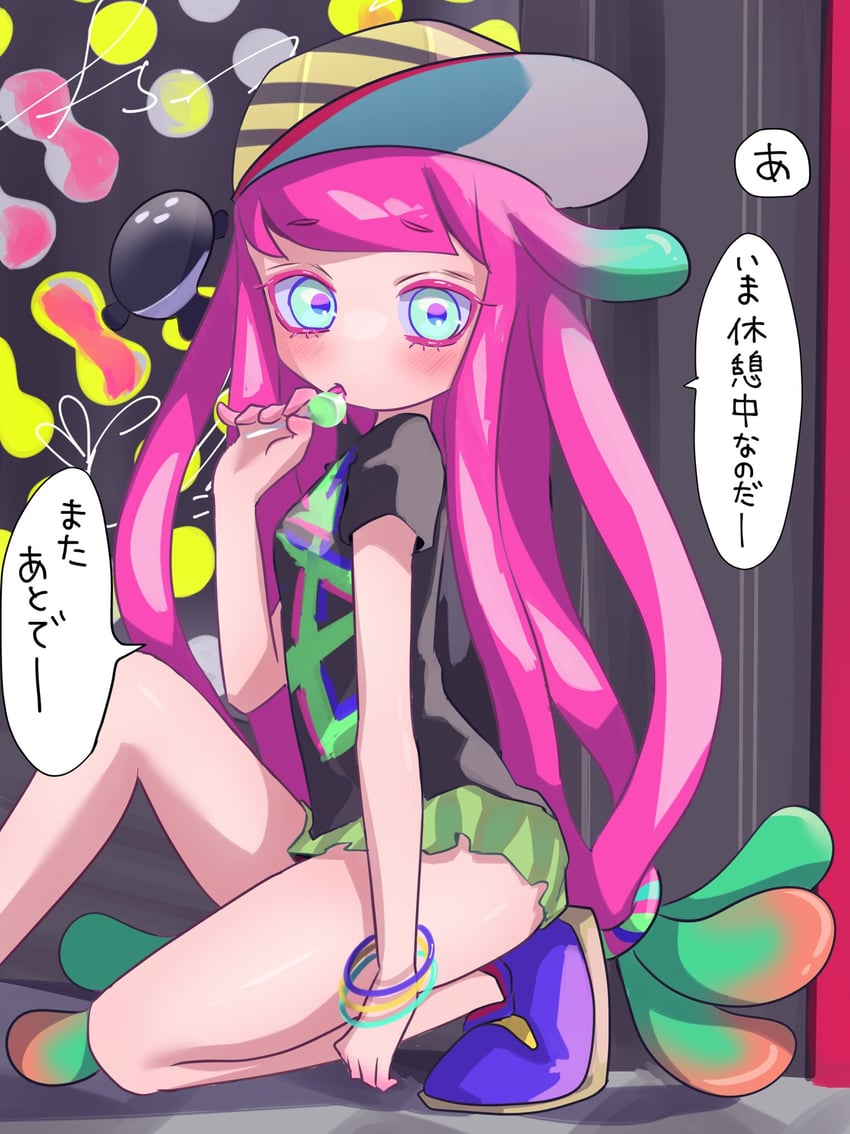 harmony and harmony's clownfish (splatoon and 1 more) drawn by tama_nya