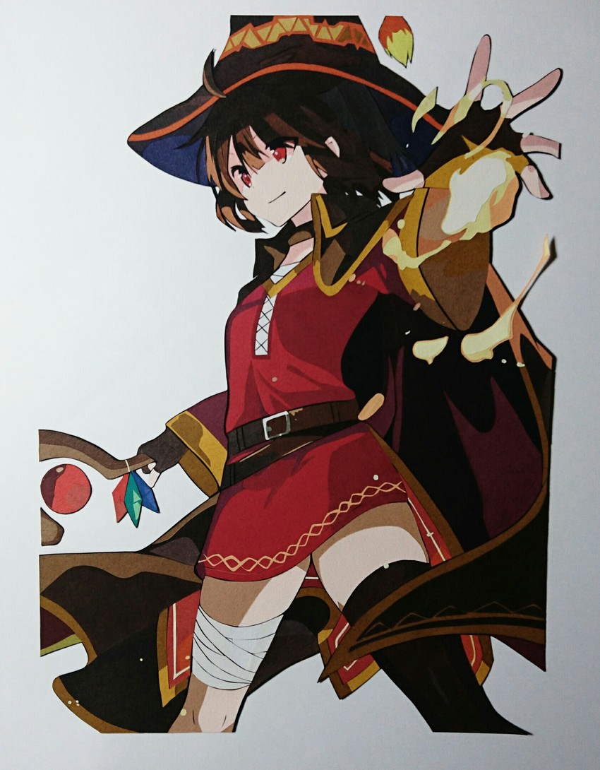 megumin (kono subarashii sekai ni shukufuku wo!) drawn by kuon_(cnhz2877)