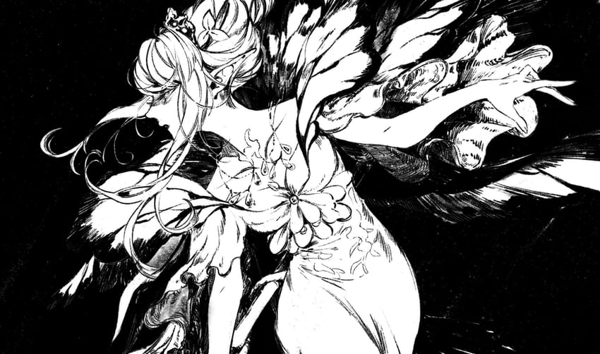 titania (final fantasy and 1 more) drawn by piyomotsu