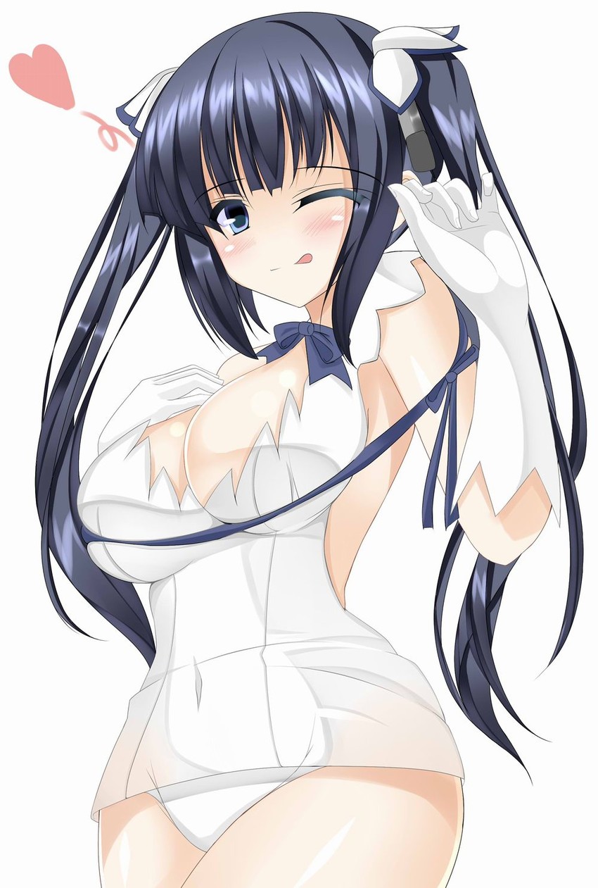 hestia (dungeon ni deai wo motomeru no wa machigatteiru darou ka) drawn by ahhien