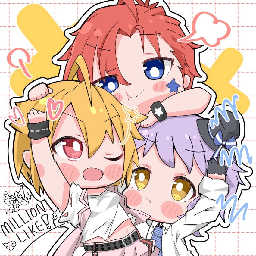 makabe mizuki, ibuki tsubasa, and julia (idolmaster and 1 more) drawn by nyan_guru
