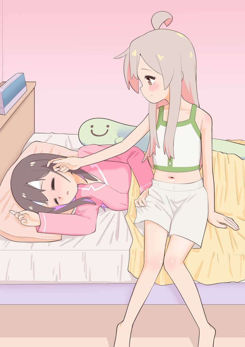 oyama mahiro and oyama mihari (onii-chan wa oshimai!) drawn by happyundergate