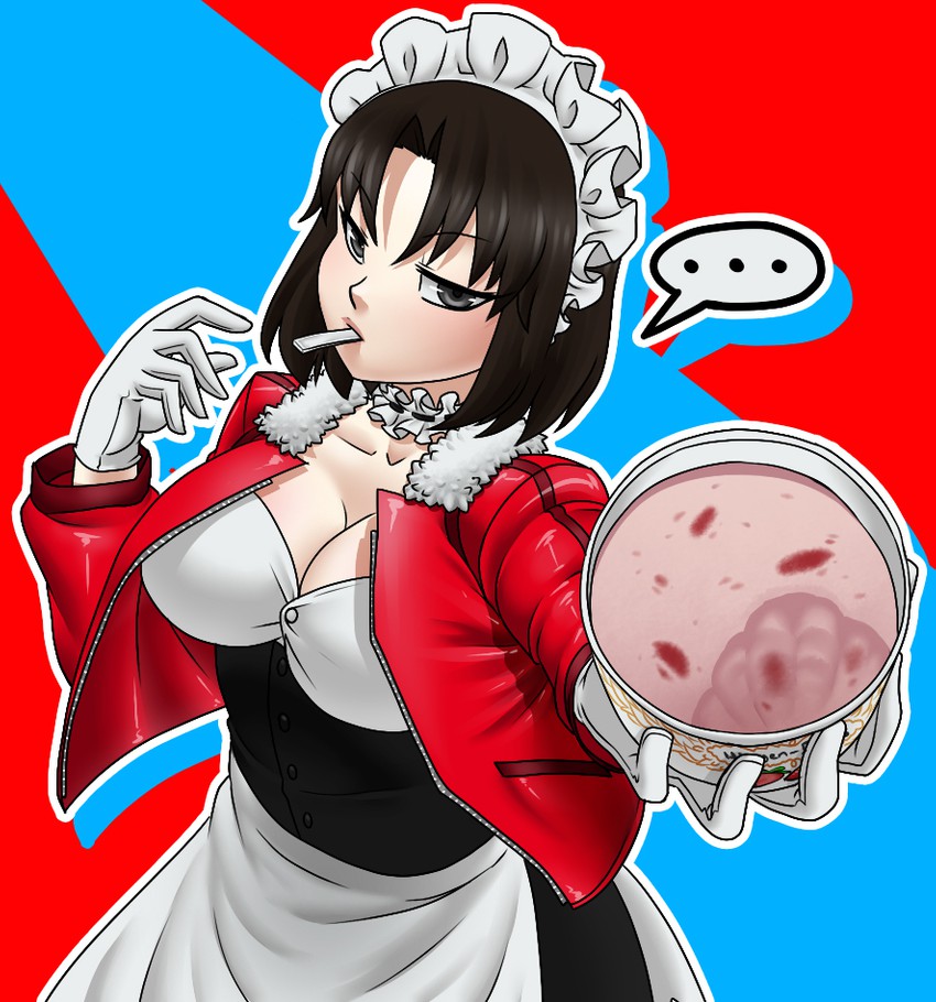 ryougi shiki (fate and 2 more) drawn by vixagri