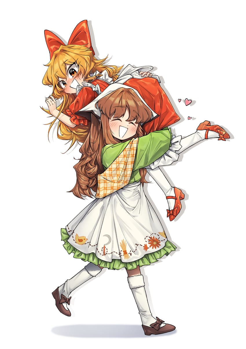 elise liedl and freya (little goody two shoes) drawn by lucusvillson