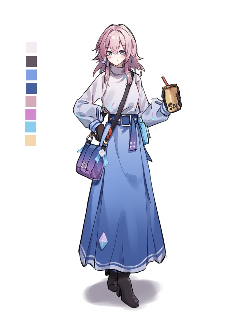 march 7th (honkai and 1 more) drawn by cahangonn