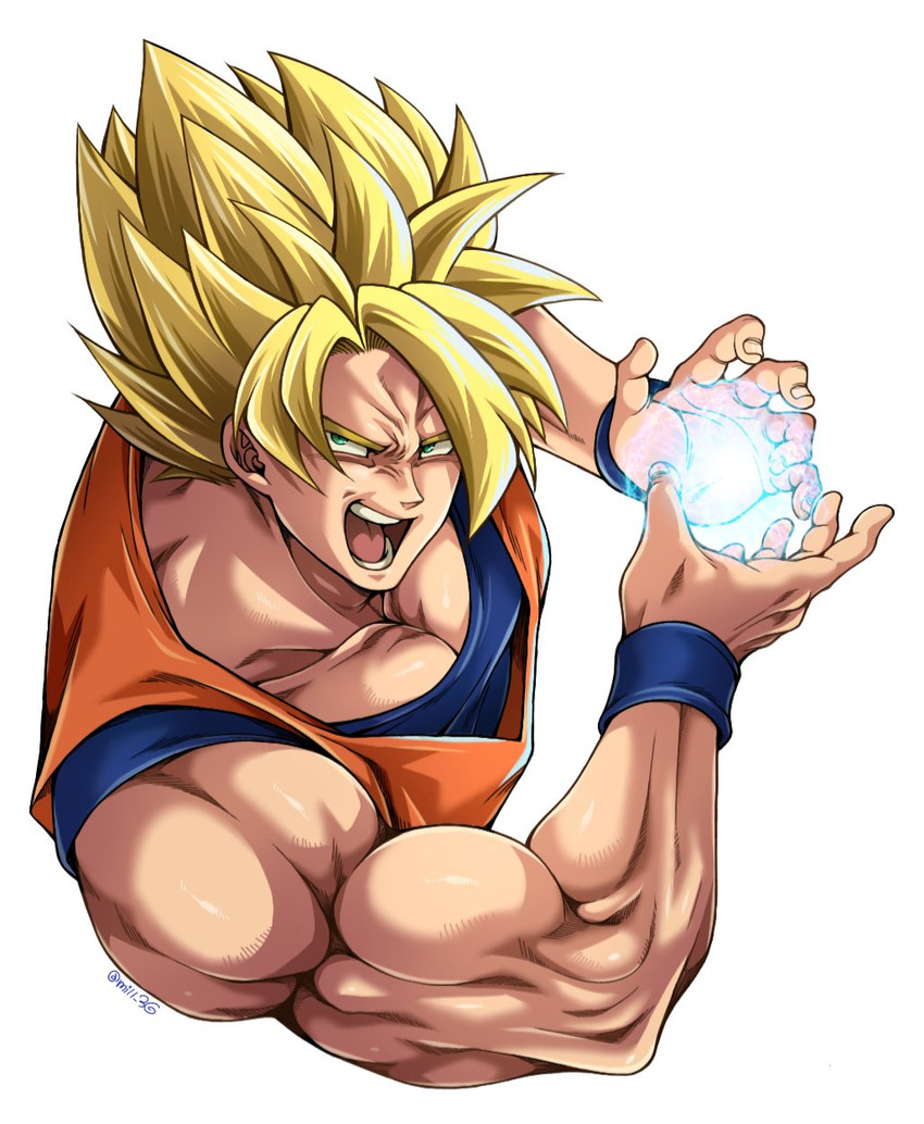 son goku (dragon ball and 1 more) drawn by miru_(mill_36)
