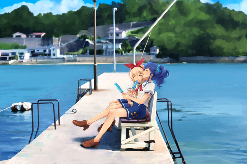 hoshimiya ichigo and kiriya aoi (aikatsu!) drawn by gobou_1000