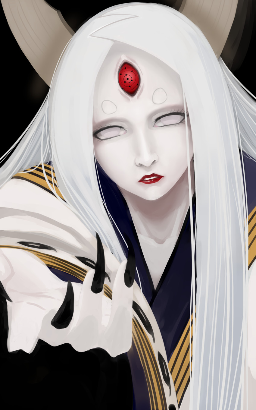 ootsutsuki kaguya (naruto and 1 more) drawn by xianjian_lingluan
