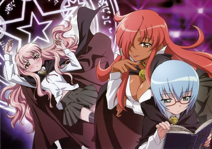 louise francoise le blanc de la valliere, tabitha, and kirche augusta frederica von anhalt zerbst (zero no tsukaima) drawn by iwakura_kazunori