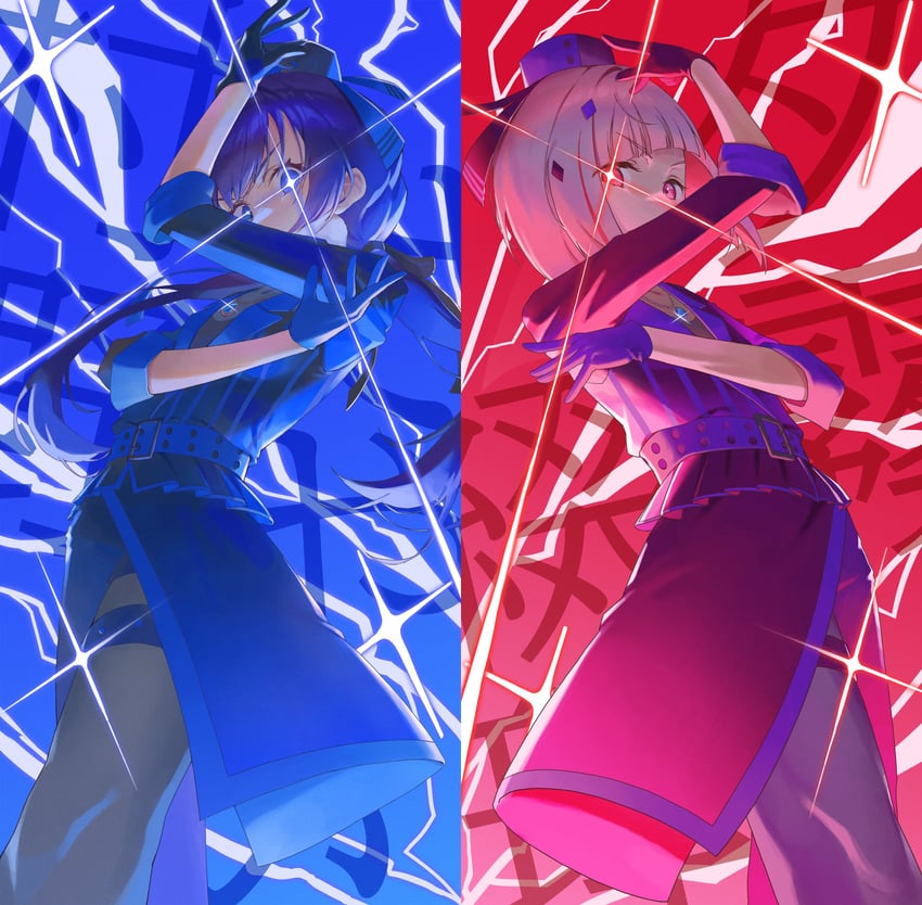 murano sayaka and yugiri tsuzuri (love live! and 1 more) drawn by sunkeun