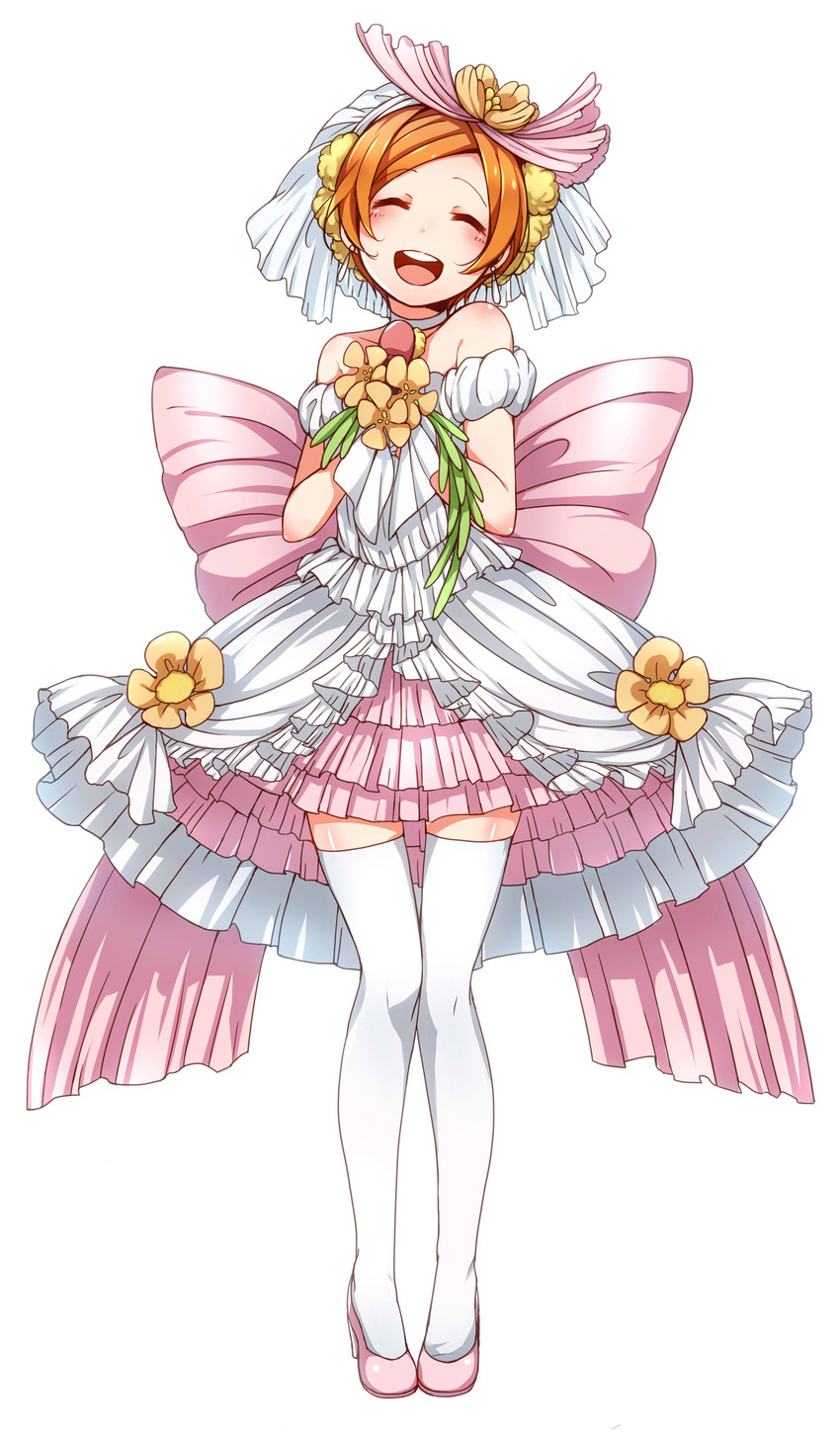 hoshizora rin (love live! and 1 more) drawn by hotechige