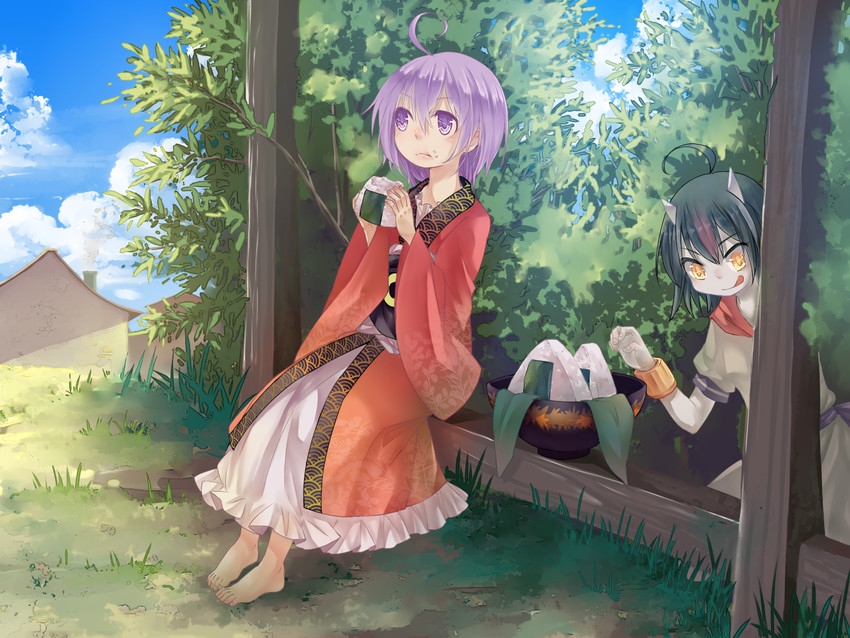 kijin seija and sukuna shinmyoumaru (touhou) drawn by beichen_xiaobei