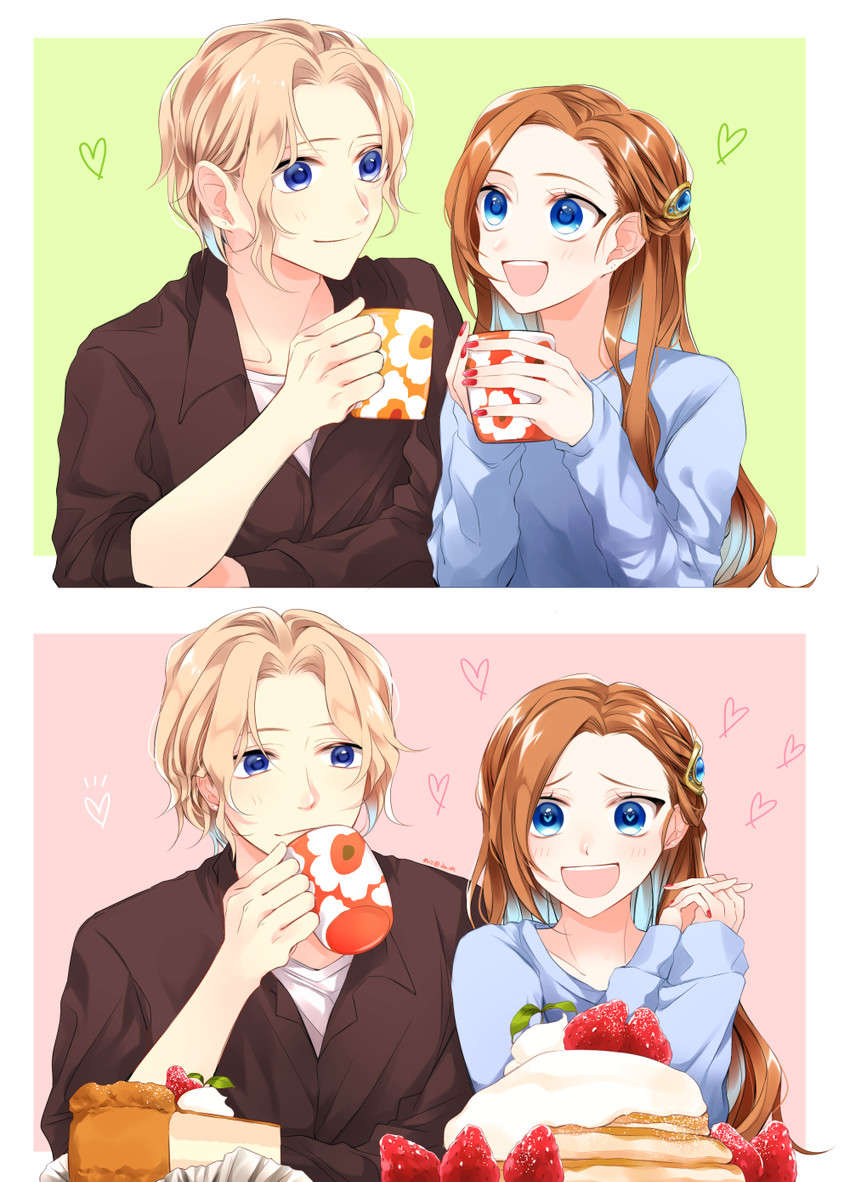 katarina claes and keith claes (otome game no hametsu flag shika nai akuyaku reijou ni tensei shite shimatta) drawn by umehara_umeko