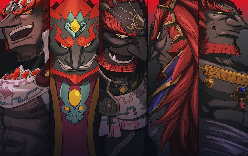 ganondorf (the legend of zelda and 5 more) drawn by yuuri_(fukuroudou)