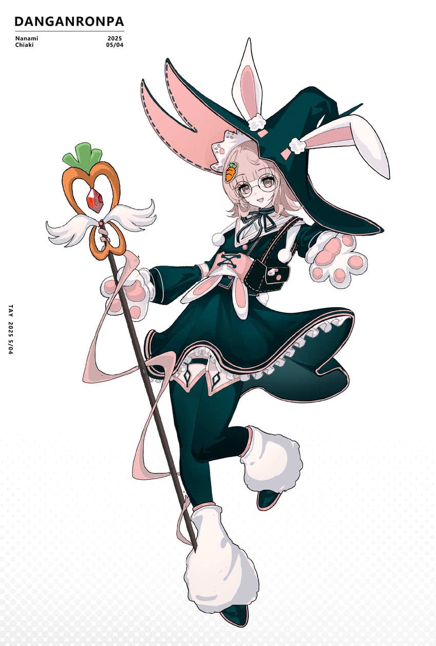 nanami chiaki (danganronpa and 1 more) drawn by isekai_douyou_(chant)