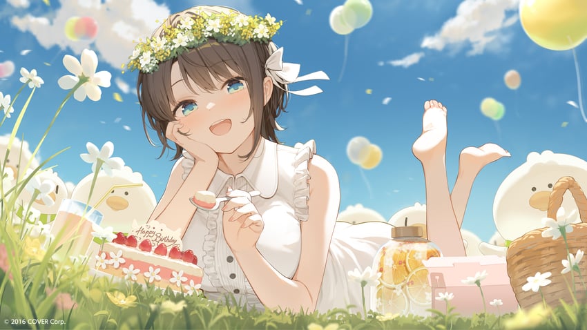 oozora subaru and suba tomo (hololive) drawn by nijihashi_sora