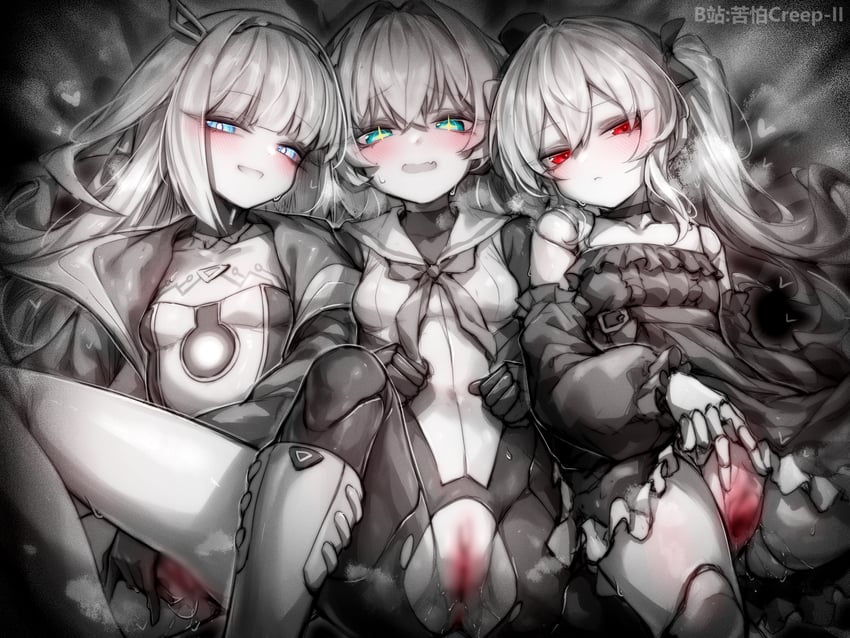 orchis, eudie, and ralmia (shadowverse) drawn by kupa_(jesterwii)