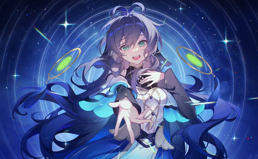 luo tianyi (vocaloid and 1 more) drawn by kanvien