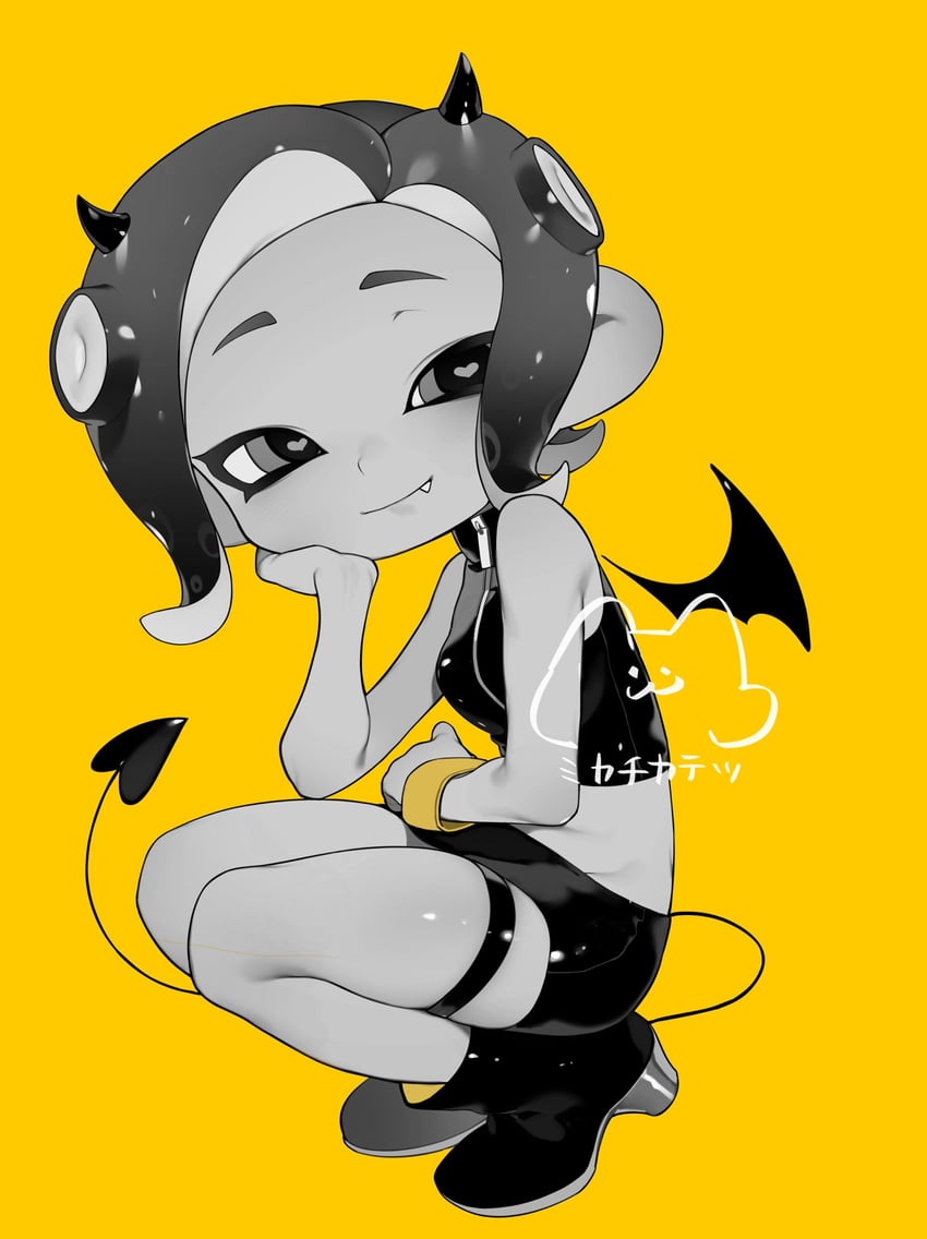 agent 8 (splatoon and 2 more) drawn by gomi20021021