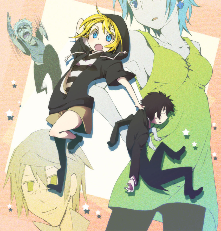 teufel diabolos, foyfoy, ares strahl, hime-chan, and rudolf i attena (sen'yuu.) drawn by ue33777