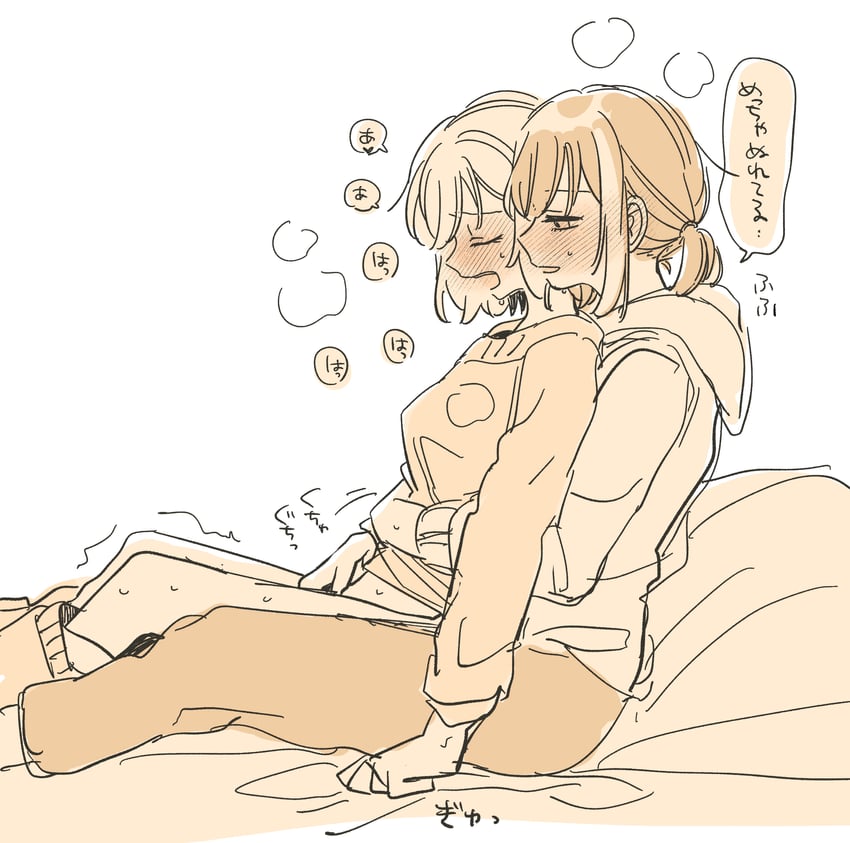 mitake ran and aoba moca (bang dream!) drawn by zawameki