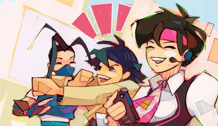 kasugano sakura, makoto, and ibuki (street fighter) drawn by michaelfirman