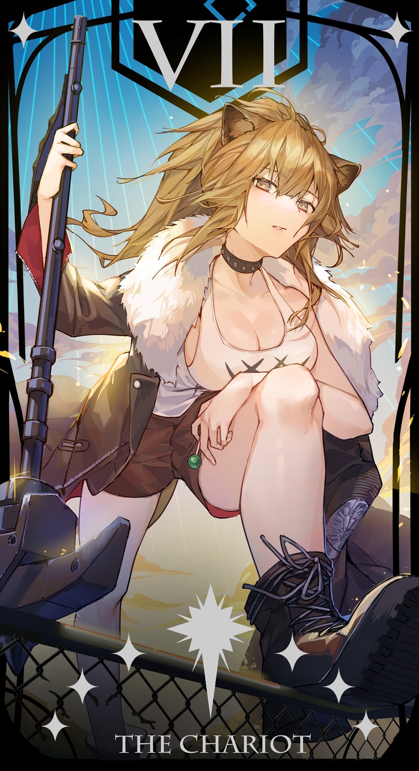 siege (arknights) drawn by kotatsu_kaya