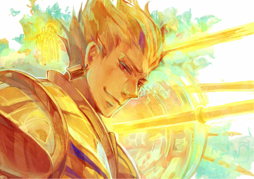gilgamesh (fate and 1 more) drawn by opp_ymd