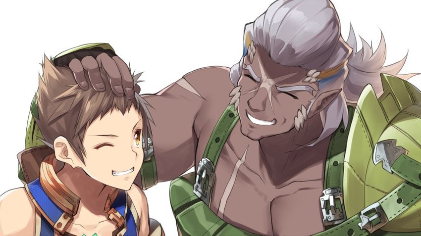 rex and vandham (xenoblade chronicles and 1 more) drawn by yappen