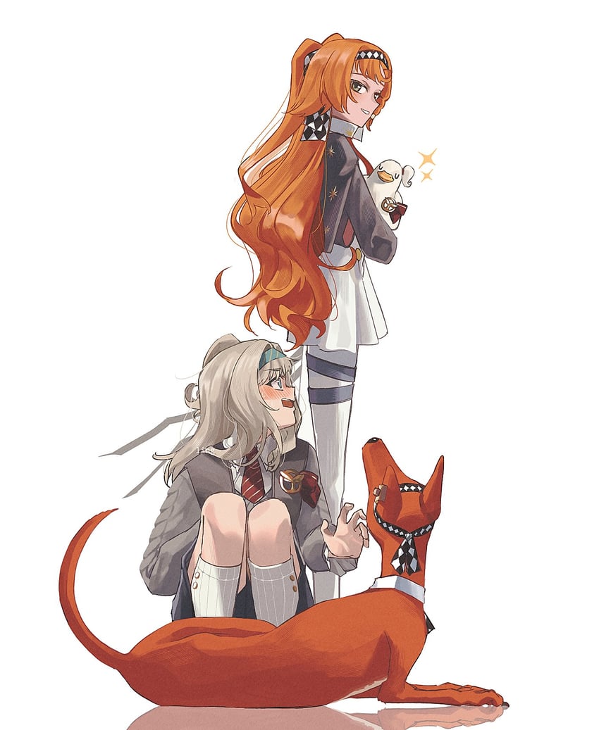 sonetto and matilda bouanich (reverse:1999) drawn by ling_(chaaaaanhikari)