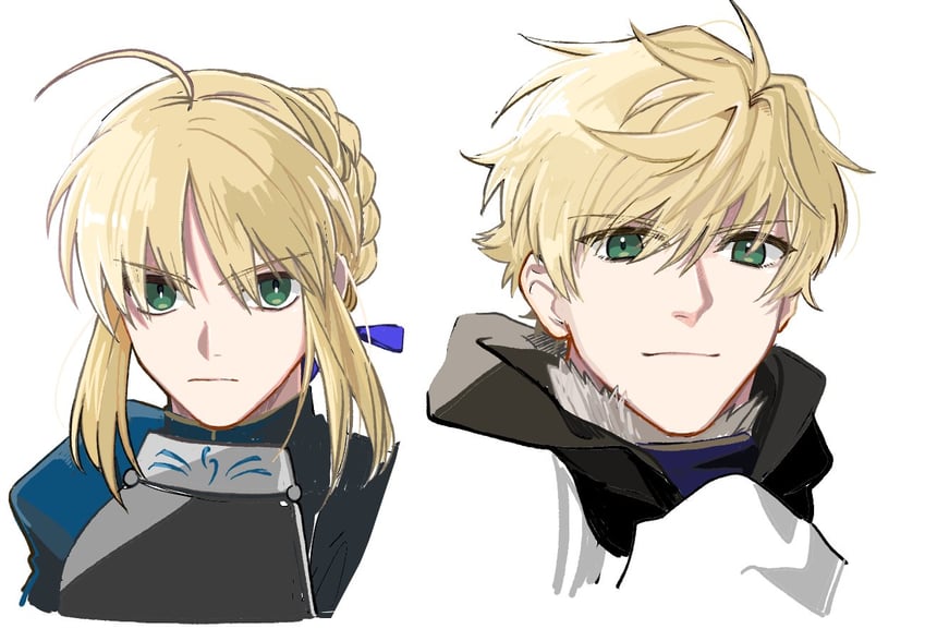 artoria pendragon, saber, and arthur pendragon (fate and 1 more) drawn by durumi_(4ofo1nf43kuvxkl)