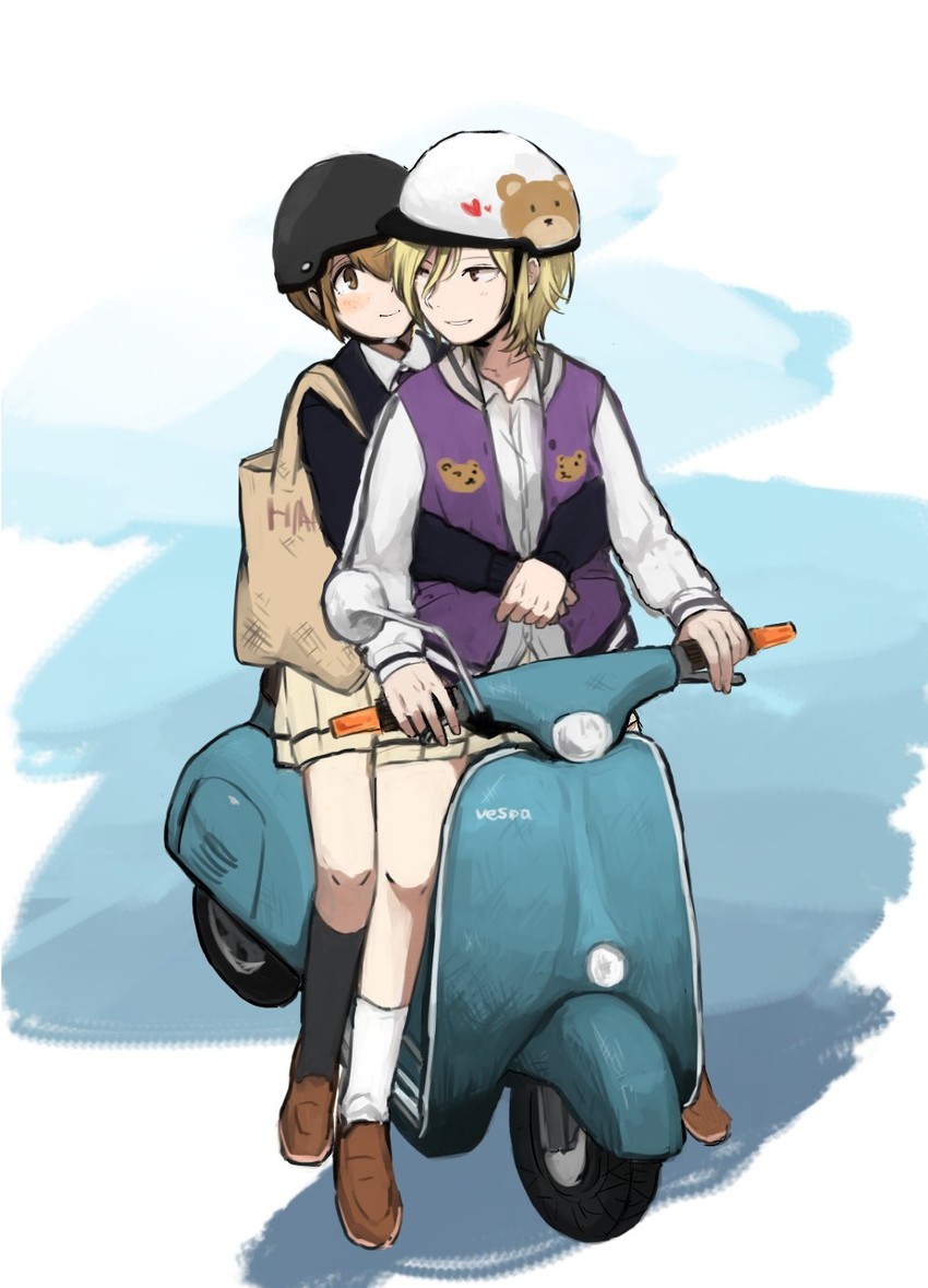yoshida masaki and tanaka mako (watashi ga motenai no wa dou kangaetemo omaera ga warui!) drawn by chikiso