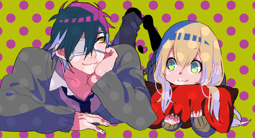 midare toushirou and shokudaikiri mitsutada (touken ranbu) drawn by zashima