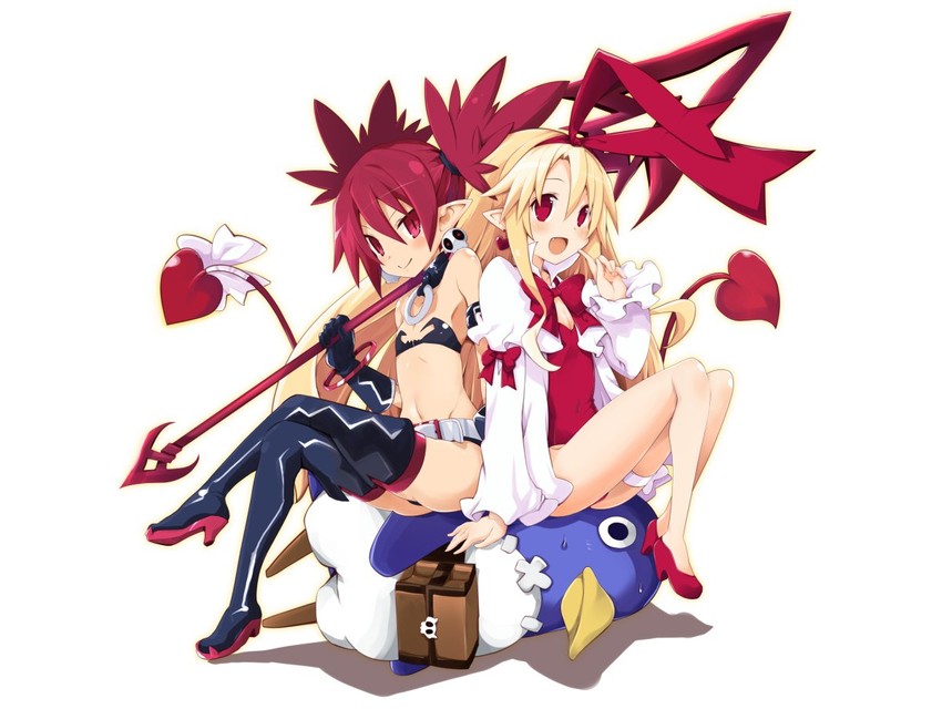 etna, prinny, and flonne (disgaea and 1 more) drawn by iwashi_dorobou_-r-