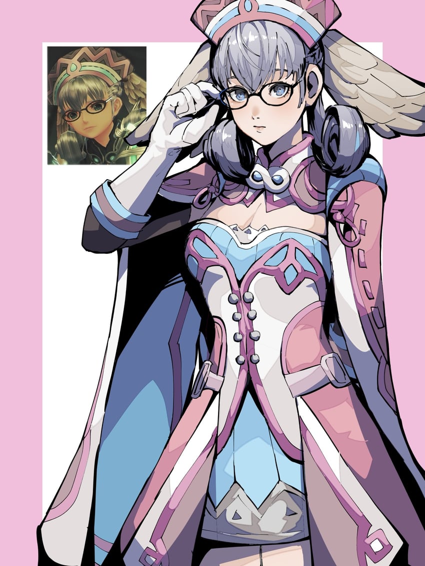 melia antiqua (xenoblade chronicles and 1 more) drawn by 4me3ba_niku