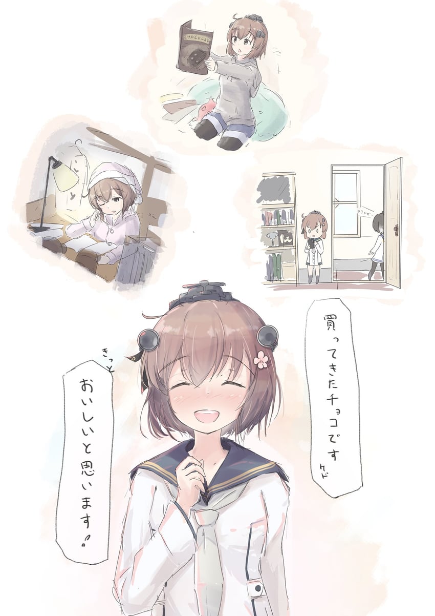 yukikaze, tokitsukaze, and yukikaze kai ni (kantai collection) drawn by aruka