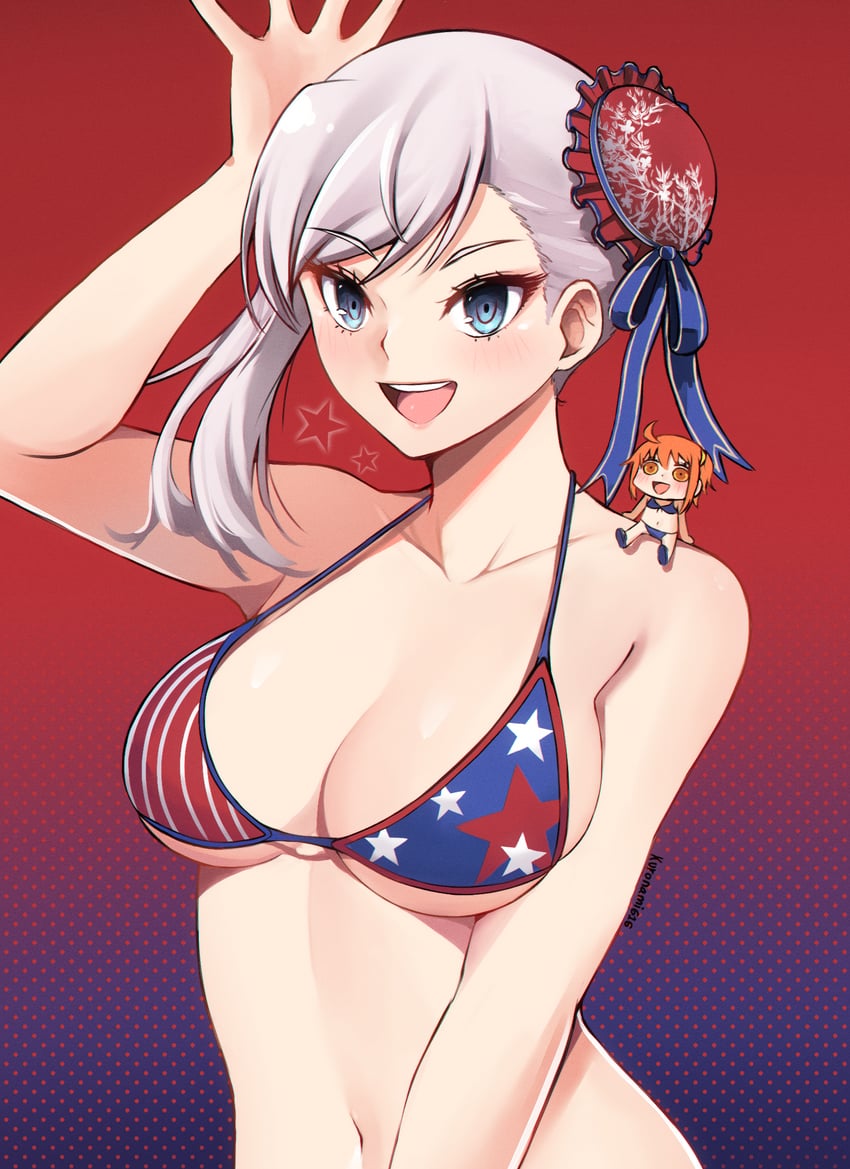 fujimaru ritsuka and miyamoto musashi (fate and 1 more) drawn by kuronami616