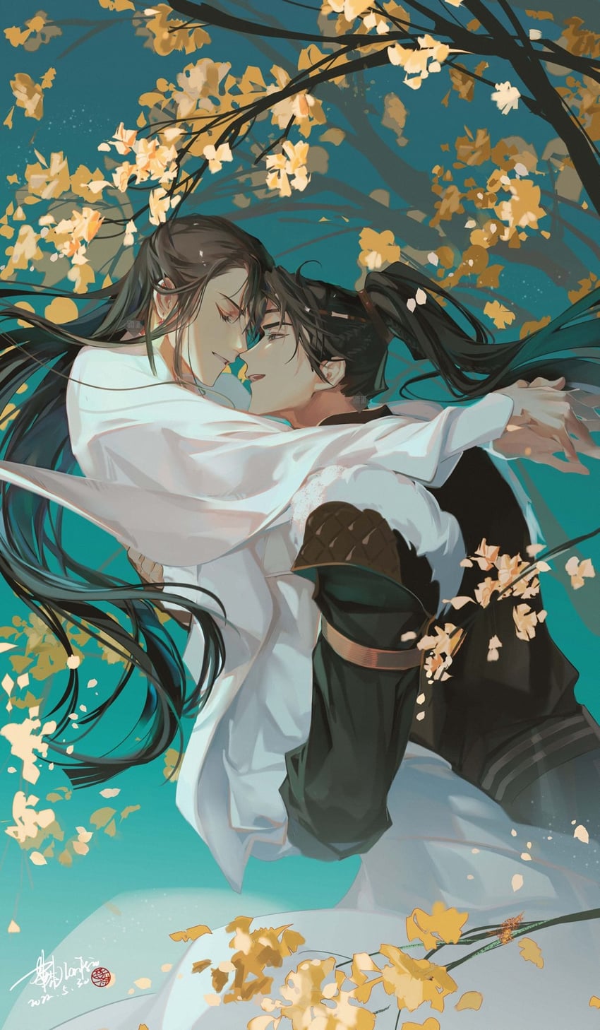 shen zechuan and xiao chiye (qiang jin jiu) drawn by lanfsir