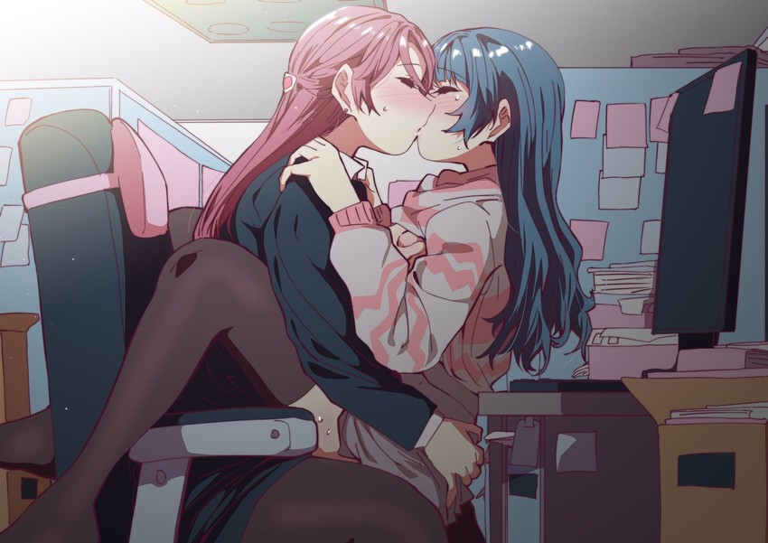 tsushima yoshiko and sakurauchi riko (love live! and 1 more) drawn by ecoman