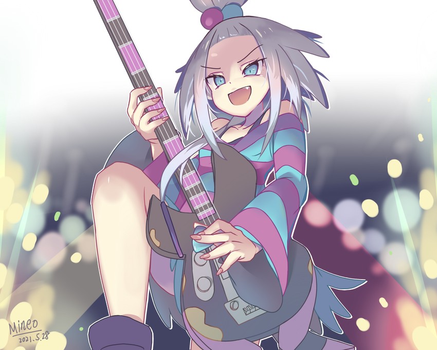 roxie (pokemon and 1 more) drawn by damarinasai_(mineo)