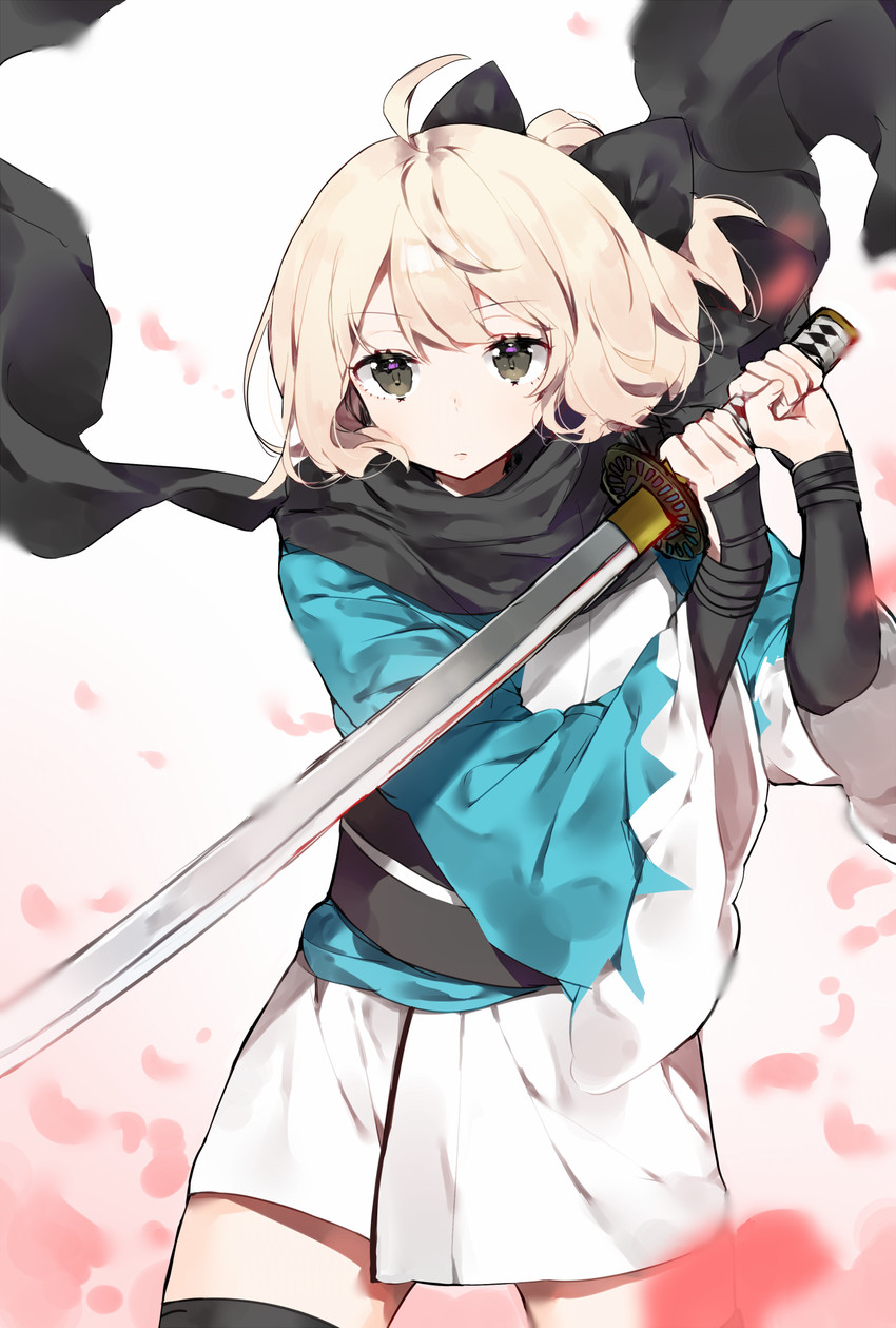 okita souji (fate and 1 more) drawn by ongyageum