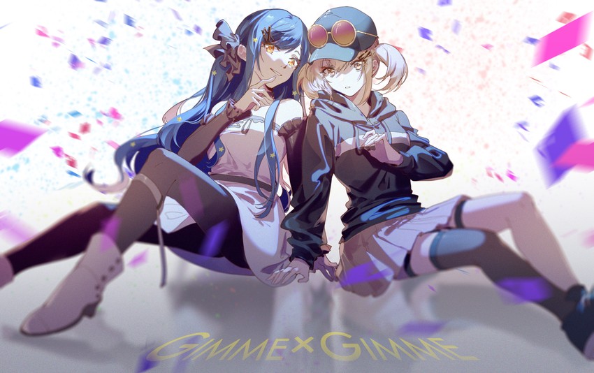 shiraishi an and azusawa kohane (project sekai and 1 more) drawn by walluka