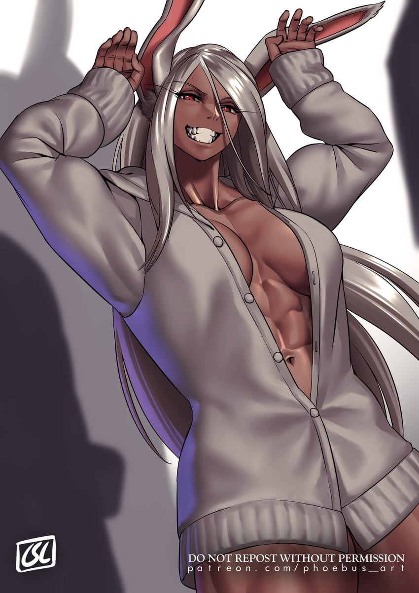 mirko (boku no hero academia) drawn by phoebus_art