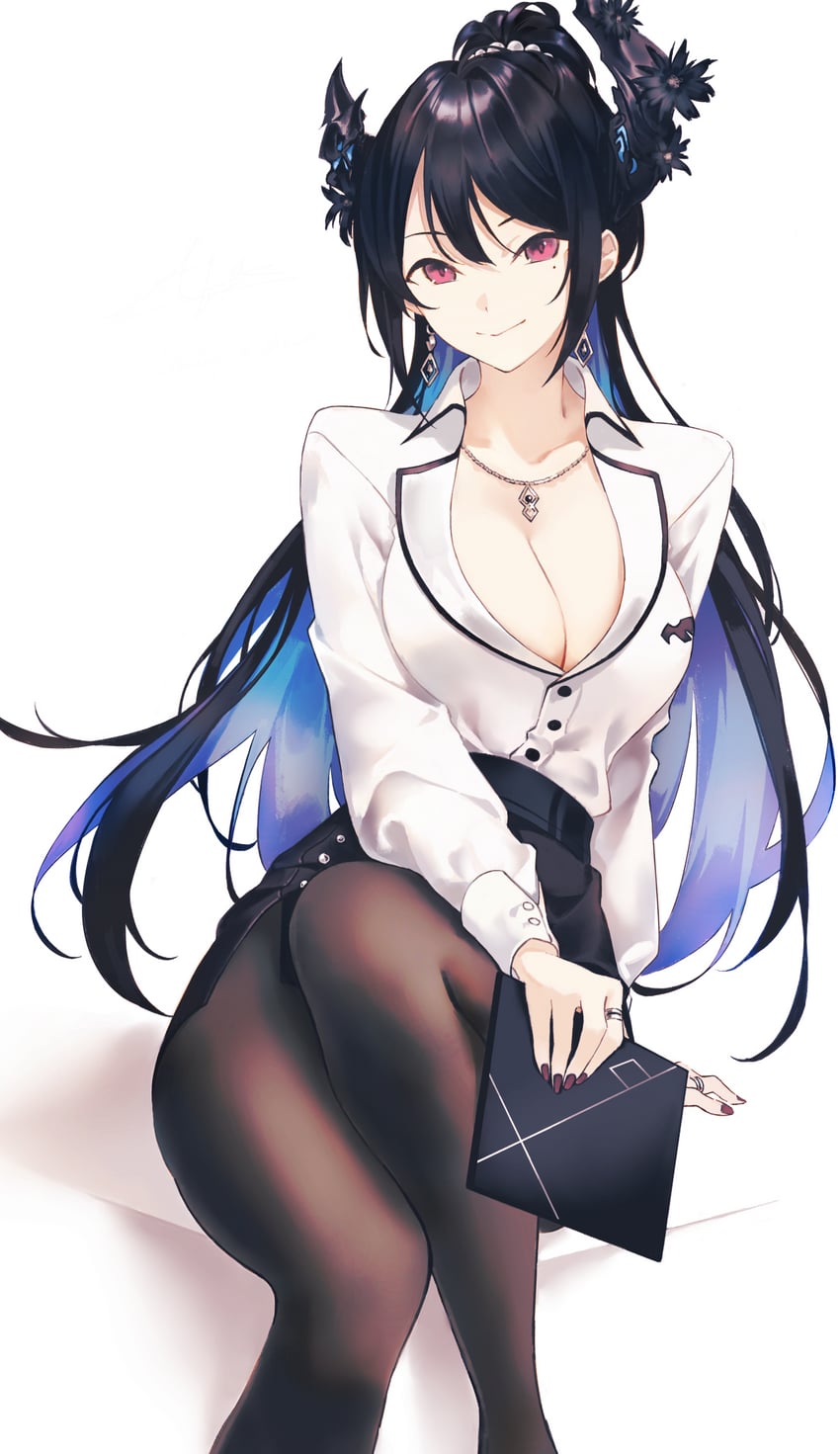nerissa ravencroft (hololive and 1 more) drawn by kyoko_(zeprii4)
