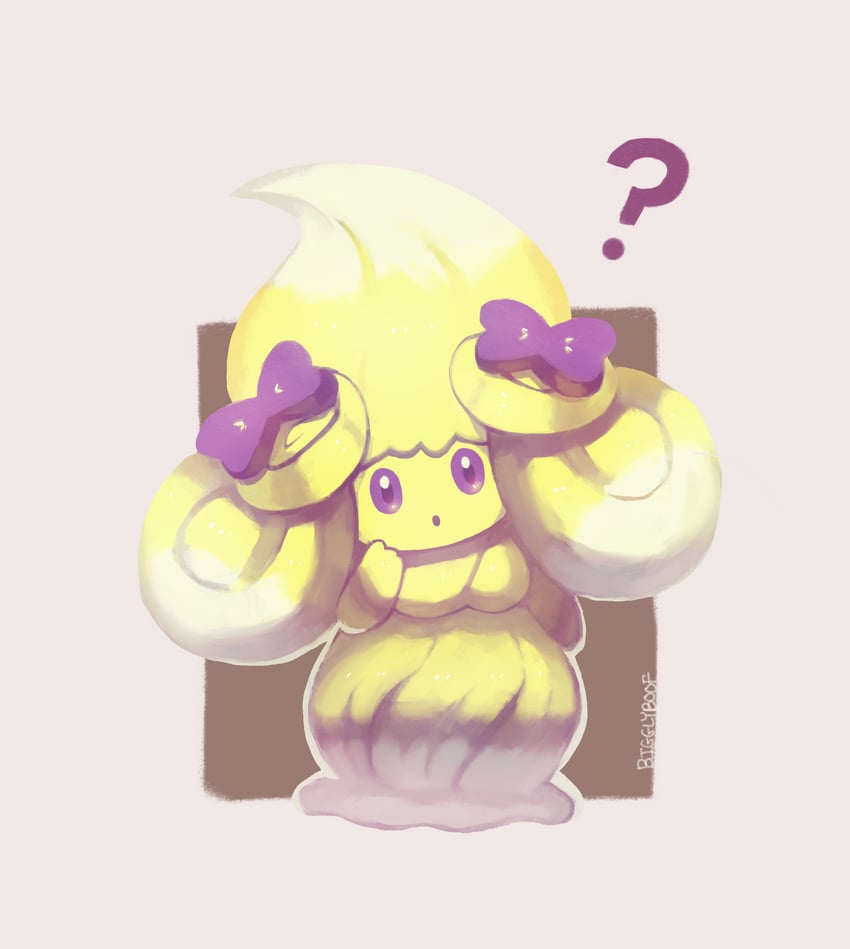 alcremie (pokemon) drawn by bigglyboof