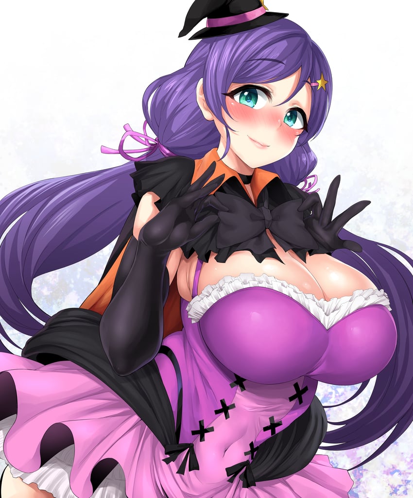 tojo nozomi (love live! and 1 more) drawn by katsura_harufumi