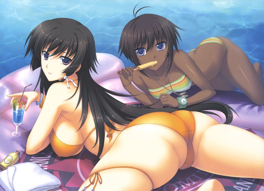takamura yui and tarisa manandal (muv-luv and 2 more) drawn by ishigaki_takashi