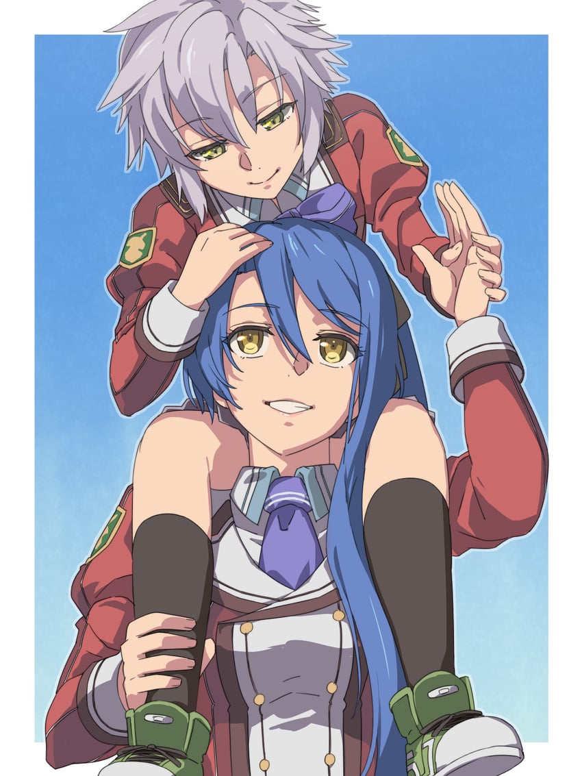 fie claussell and laura s. arseid (eiyuu densetsu and 2 more) drawn by chiharu_(9654784)